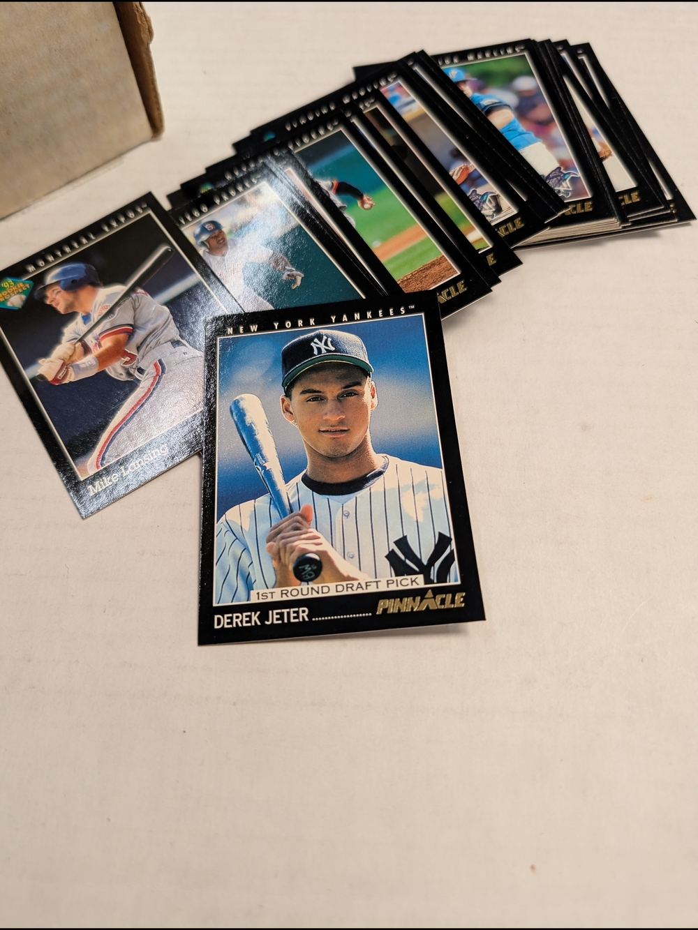 Derek Jeter Rookie 1993 Pinnacle Series 2 Baseball Card Set Yankees -